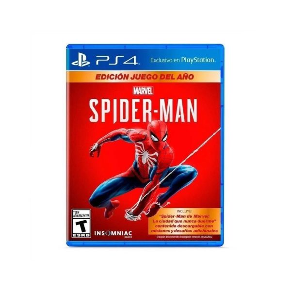 Video Juego para Consola PlayStation 4 PS4 Spiderman Goty - LATAM