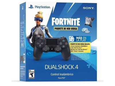Control inalámbrico Sony para PLayStation 4 PS4 DUALSHOCK®4 Black + Fortnite