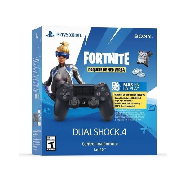 Control inalámbrico Sony para PLayStation 4 PS4 DUALSHOCK®4 Black + Fortnite