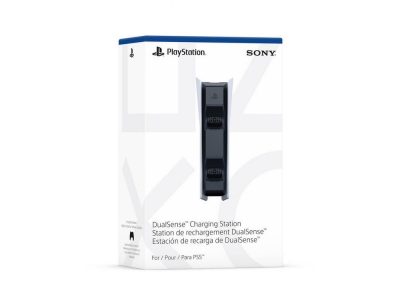 Cargador de Control para consola PLAYSTATION PS5 Blanco y Negro