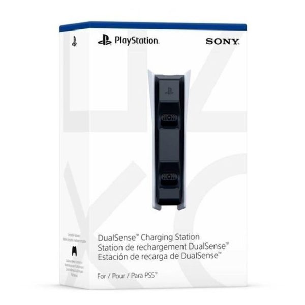 Estación de carga para control Inalámbrico PlayStation 5 DualSense. Color: Blanco Negro - Imagen 4