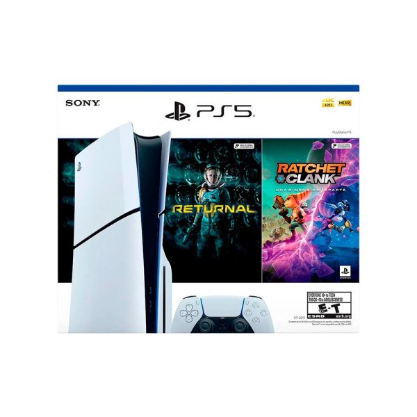 PS5 HW 2015 Bundle Latam Digital + PS5 Returnal (voucher) + PS5 Ratchet (voucher) - Imagen 3