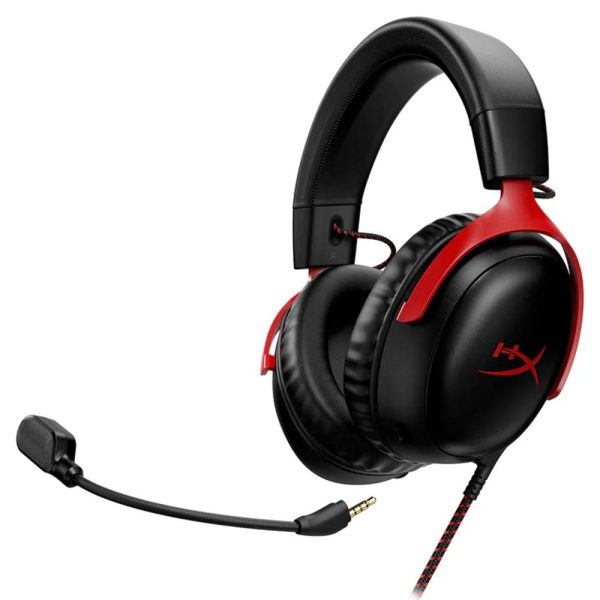 HyperX Cloud III Red --Auriculares para juegos (rojo) - Imagen 5
