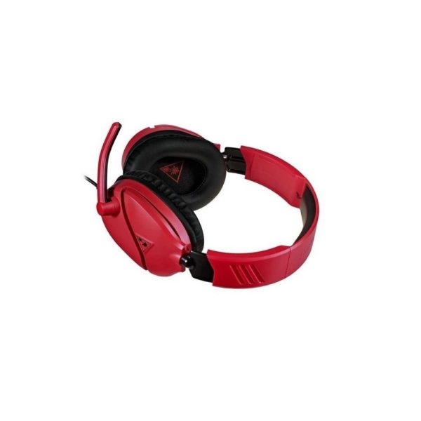 Audífonos Gaming Alámbricos de Diadema con micrófono, Turtle Beach Recon para PlayStation PS4 Recon 70P, color Midnight Red, Jack 3.5mm - Imagen 5