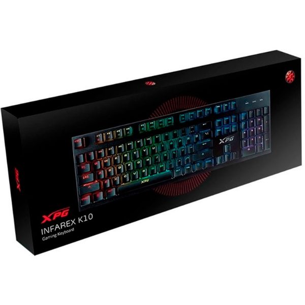 Teclado gamer Membrana-Mecanico XPG by ADATA INFAREX K10 / RGB - Imagen 4