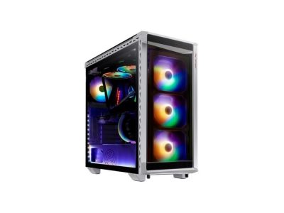 Chasis gamer XPG by ADATA BATTLECRUISER Blanco / Vidrio templado x4 / 4 Fan cooler ARGB