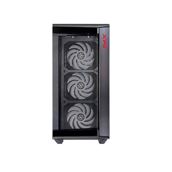Chasis gamer XPG by ADATA BATTLECRUISER Negro / Vidrio templado X4 / 4 Fan cooler ARGB - Imagen 4
