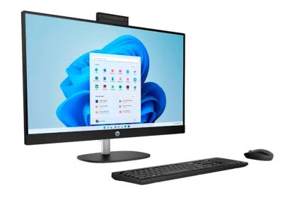 HP AIO  24-cr0007la  RYZEN 5 7520U (MENDOCINO)/8GB LPDDR5 5500 (onboard)/512GB/Non-Touch/23.8 FHD Antiglare IPS/UMA/Jet Black - FHD IR Camera - Premium/FREEDOS