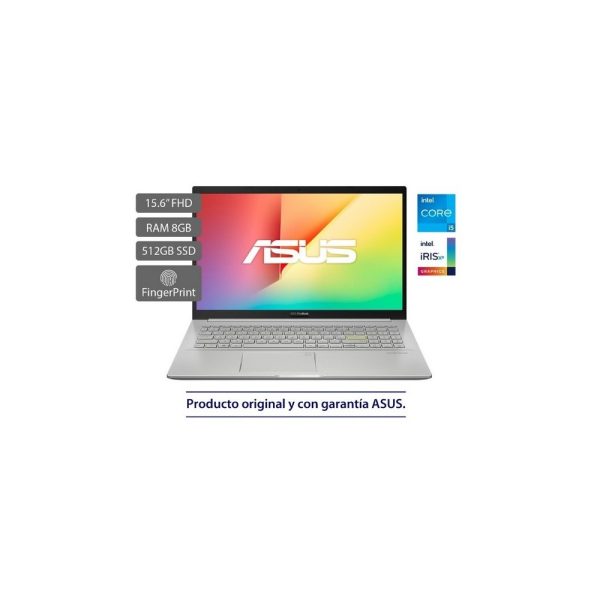 Portátil Asus M3401QC-KM163 AMD Ryzen 7 5800H 14’’ 16GB 512 SSD - Cool Silver - Imagen 3