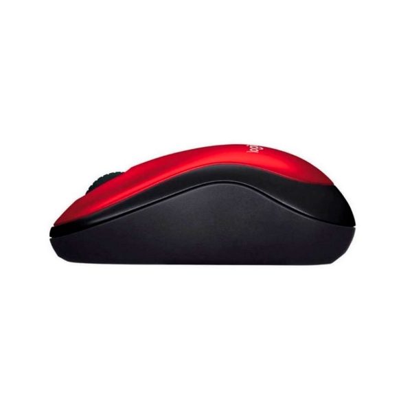 Mouse M185 Logitech Inalámbrico Receptor USB Rojo - Imagen 4