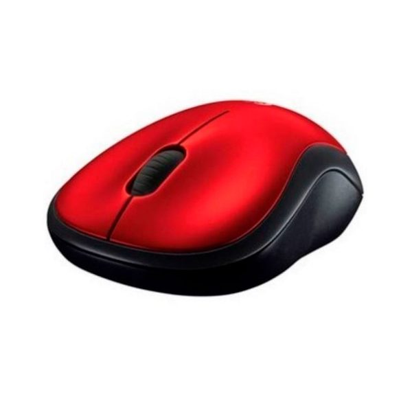 Mouse M185 Logitech Inalámbrico Receptor USB Rojo - Imagen 5