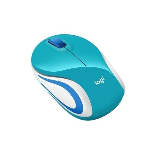 Mini Mouse M187 Logitech Inalámbrico Receptor Usb Verde - Imagen 3
