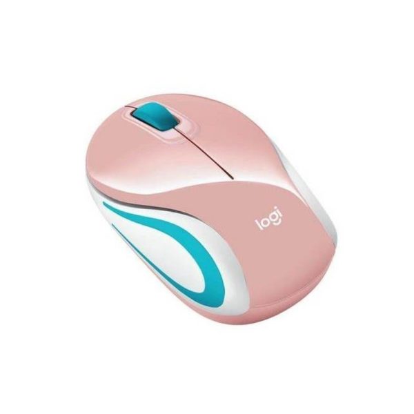 Mini Mouse M187 Logitech Inalámbrico Receptor Usb Rosado - Imagen 5
