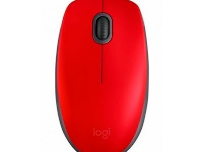 Mouse Alambrico M110 Silent Logitech Optico Rojo