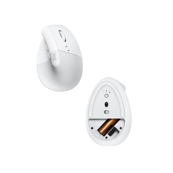 Mouse LOGITECH Vertical COLOR Blanco - Imagen 4