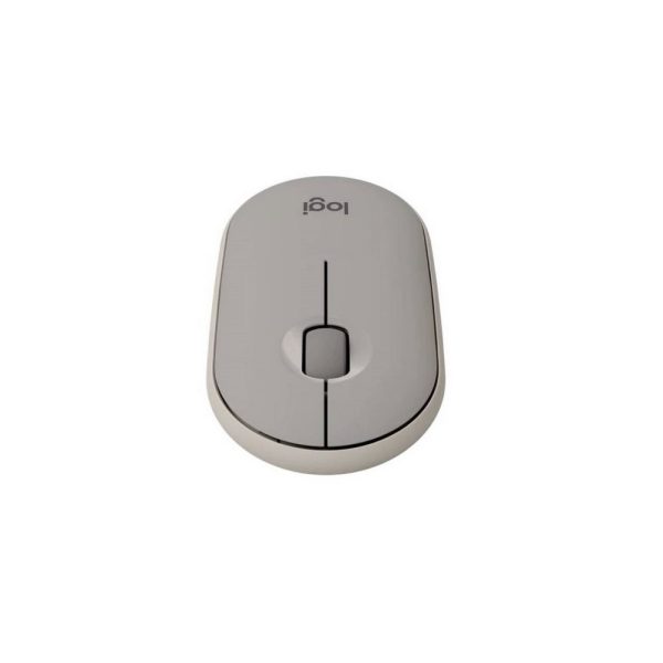 Pop Mouse LOGITECH Inalambrico With Emoji COLOR Almendra - Imagen 3
