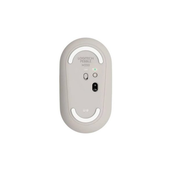 Pop Mouse LOGITECH Inalambrico With Emoji COLOR Almendra - Imagen 4