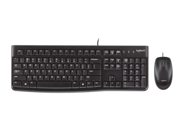Combo LOGITECH Teclado + Mouse MK120 COLOR Negro
