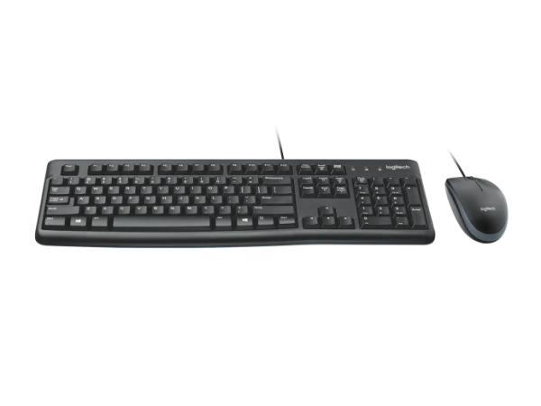 Combo LOGITECH Teclado + Mouse MK120 COLOR Negro - Imagen 4
