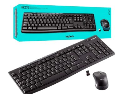 Combo LOGITECH Teclado + Mouse MK270 Negro