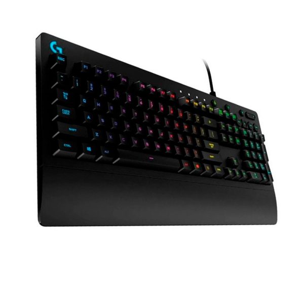 Teclado G213 prodigy logitech gaming ingles alámbrico USB RGB lightsync color negro - Imagen 4