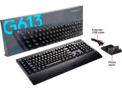 Teclado G613 logitech lightspeed gaming idioma ingles con bluetooth color negro