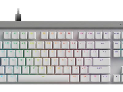 TECLADO G515 WHITE-CABLEADO