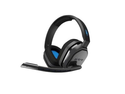 DIADEMA ASTRO A10 Logitech Gaming Alámbrica Plug3.5mm/USB PlayStation 4 Micrófono Cancela ruido Cable 2Metros Garantía 1Año-NEGRA-AZUL