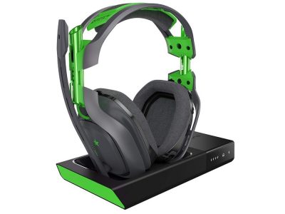 Diadema Astro LOGITECH A50 Gaming Inalámbrica Base Station COLOR Negra Y Verde