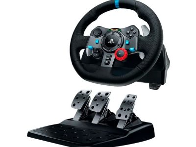 Timón con pedales LOGITECH G29  Entrada USB, Con Compatibilidad, Negro