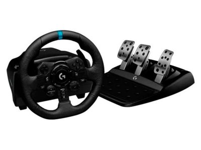 Timón LOGITECH G923 PS4  Gaming Español Timón de Carreras con Pedales USB