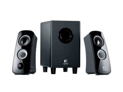Parlante Logitech Z323 2.1 Potencia 30W Subwoofer 18W Plug 3.5mm/RCA Compatible PC-Cell-Tablet Garantía 2Años-NEGRO