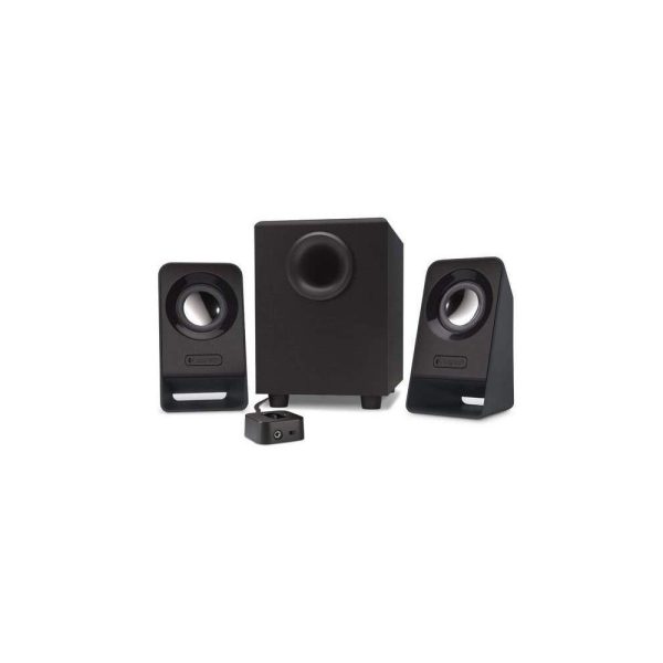 Parlante Logitech Z213 2.1 potencia 7W subwoofer 4W Plug 3.5mm color negro