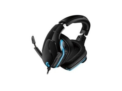 DIADEMA G635 Logitech Gaming Alámbrica Plug3.5mm/USB Multiplataforma Sonido 7.1 DTS/DOLBY 2.0 RGB Lighting Cable 1.5Metros Controles Cancela Ruido Garantía 2Años-NEGRO