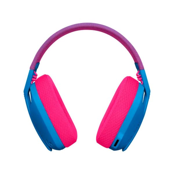 Diadema LOGITECH G435 Gaming Inalambricos Con Usb portable COLOR Azul Y Rosado