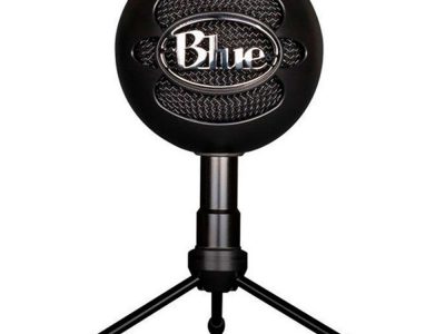 Microfono profesional logitech blue snowball negro usb