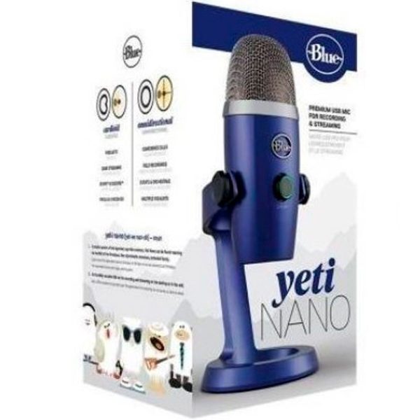 Microfono logitech Yeti Nano Color Azul - Imagen 5