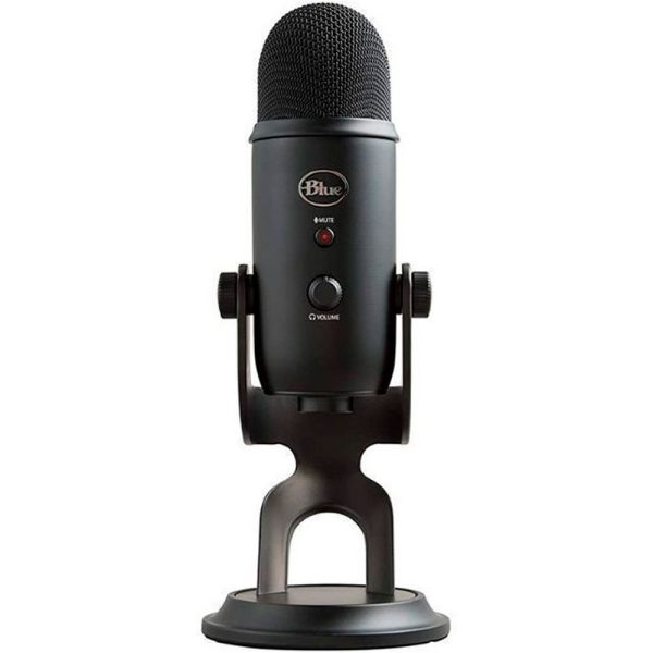 Microfono logitech Yeti USB-Blackout Edition