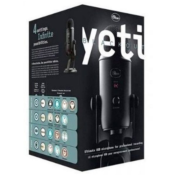 Microfono logitech Yeti USB-Blackout Edition - Imagen 5