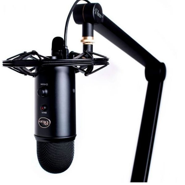 Microfono logitech tipo streaming profesional Yeticaster Negro - Imagen 3