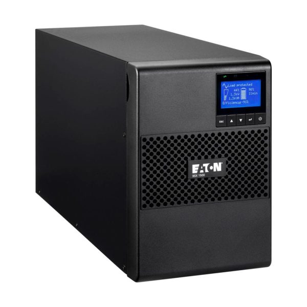 SAI de doble conversión en línea Eaton 9SX de 1500 VA, 1350 W y 120 V, 6 tomas NEMA 5-15R, opción de tarjeta de red cibersegura, autonomía extendida, torre - Imagen 3