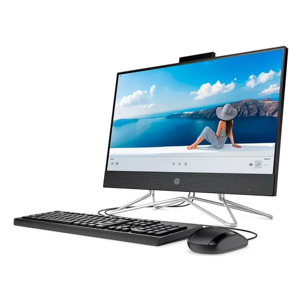 HP AIO 22-dg0010la INTEL CORE i3-N300 (ALDER LAKE-N) /RAM 8GB (1x8GB) DDR5 4800 NECC /SSD 512G 2280 PCIe NVMe Value/Non-Touch/21.5 FHD Antiglare VA/UMA/Jet Black no card reader - HD Camera/FREEDOS - Imagen 3