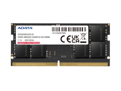 MEMORIA ADATA  RAM PORTATIL DDR5 32GB BUS 4800
