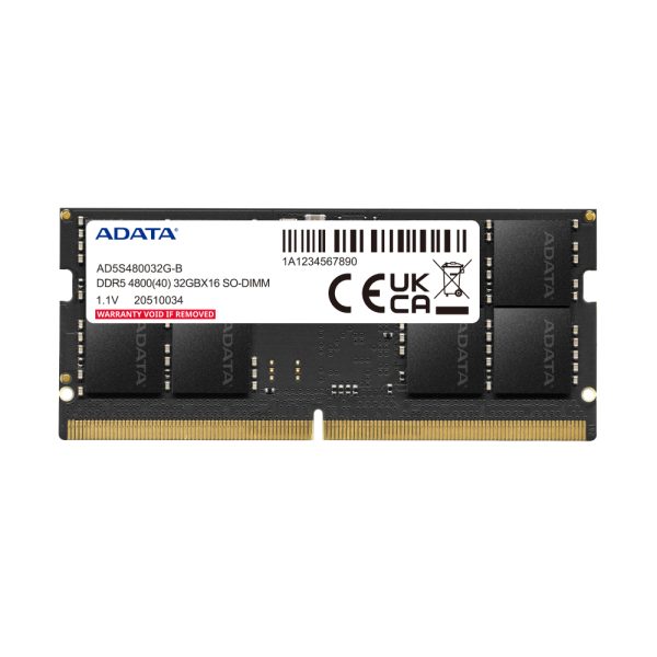 MEMORIA ADATA  RAM PORTATIL DDR5 32GB BUS 4800