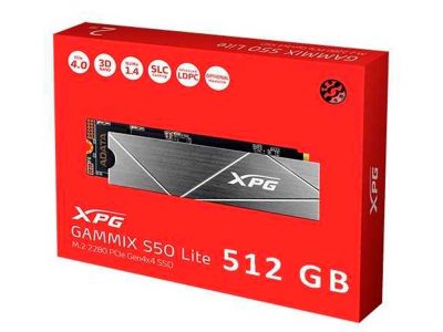 Unidad de estado sólido XPG gammix 512GB S50 lite PCIe gen4x4 M.2 2280