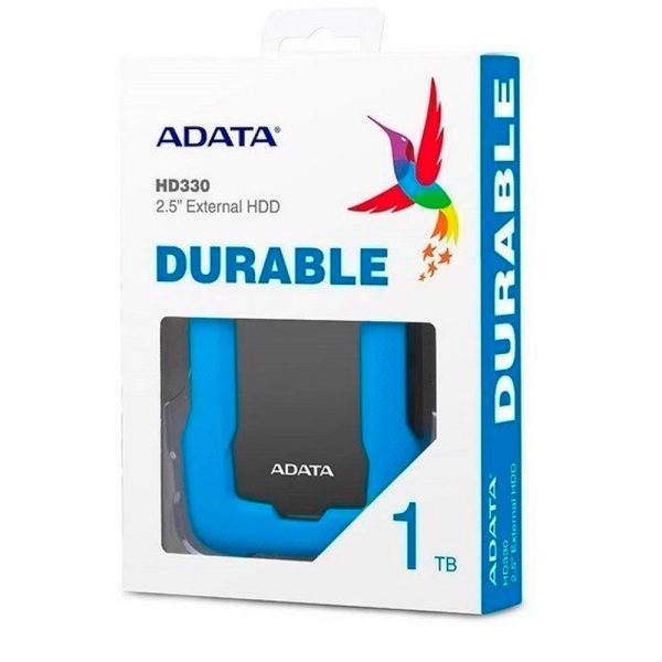 Disco Duro Externo ADATA HD330 Antigolpes y Salpicaduras 1TB COLOR Azul - Imagen 4