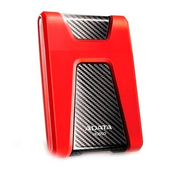 ADATA Disco Externo Antigolpes HD650 1TB COLOR Rojo - Imagen 3