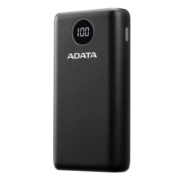 Power Bank 20000mAh Negra digital /2 puertos usb quick charge + 1 Puerto Tipo C Salida + 1 Puerto Tipo C Entrada - Imagen 3