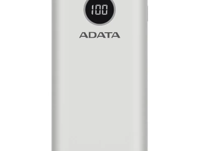 Power Bank 20000mAh blanca digital /2 puertos usb quick charge + 1 Puerto Tipo C Salida + 1 Puerto Tipo C Entrada