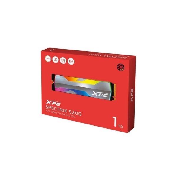 Unidad de estado sólido (SSD) gamer XPG SPECTRIX S20G RGB / PCIe GEN3X4 M.2 2280 / 500GB / RGB - Imagen 5